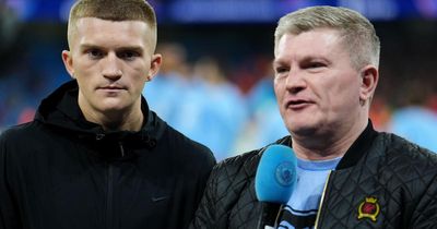 Ricky Hatton’s son Campbell pays tribute to his father in social media post