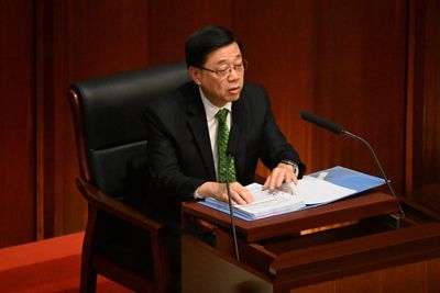 Hong Kong chief pledges to continue national security crackdown in key annual address