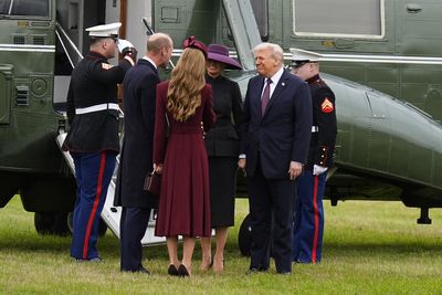 Trump appears to give Kate compliment during Windsor Castle greeting