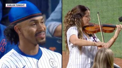 Mets' Francisco Lindor Looked So Sweet Watching Wife His Perform the National Anthem