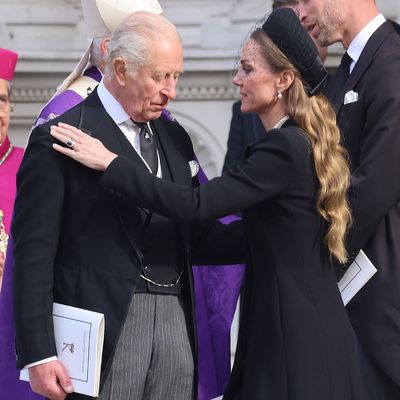 Kate Middleton and King Charles Shared a Sweet, Emotional Moment at the Duchess of Kent’s Funeral