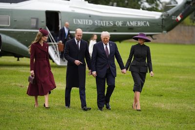 Trump appears to tell Kate she is ‘so beautiful’ during Windsor Castle visit