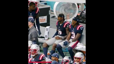Cameras Caught Stefon Diggs Acting Hilariously Superstitious on Patriots' Sideline