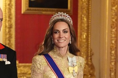 Trump calls Kate ‘so radiant and so healthy’ as she glitters in gold at banquet