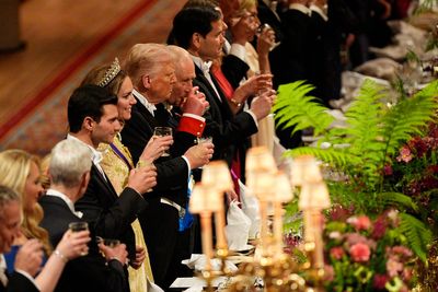Watch as Trump makes apparent dig at Harry as he praises ‘remarkable’ William