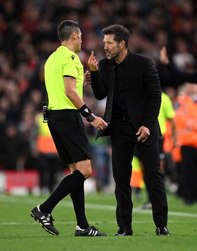 Diego Simone 'insulted for 90 minutes' before clash with Liverpool fans during Champions League defeat
