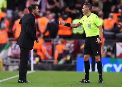 Diego Simeone: Will Atletico Madrid boss be suspended for Arsenal clash after Liverpool red card?