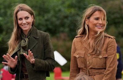 Princess of Wales and Melania Trump help build bug hotel as they meet scouts at Windsor