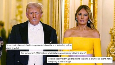 Make America Fashionable Again? Melania Trump’s UK banquet dress proves divisive