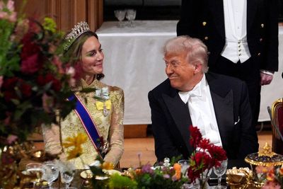 What was on the menu for Trump at the UK state banquet?