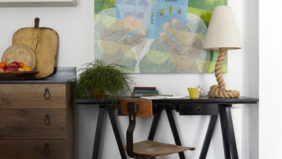 This Interior Designer's Trick for Lighting a Home Office Is Something Everyone Should Do During the Darker Autumn Days