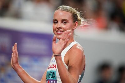 When is Keely Hodgkinson running in the World Athletics Championships 800m?