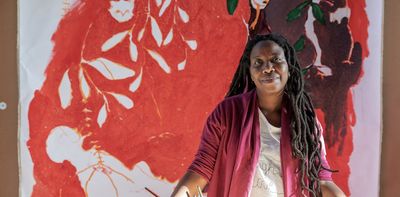 Zimbabwean artist Portia Zvavahera turns her prayers into paintings
