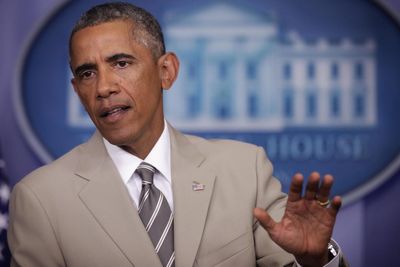 ‘I’m rocking it!’ Obama defends his sartorial choice in ‘tan suit scandal’