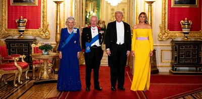 A ceremonial sword and ‘beating the retreat’: decoding the rituals of Donald Trump’s state visit