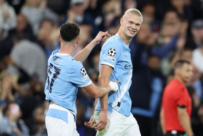 Man City 2-0 Napoli: Erling Haaland breaks Champions League record as Premier League side cruise to win