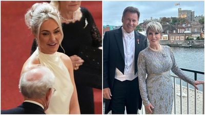 Charley Hull And Sir Nick Faldo Enjoy Royal Banquet With The King And Donald Trump