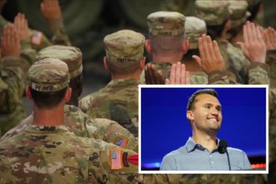 Military leaders are considering a recruitment campaign based around Charlie Kirk, report says