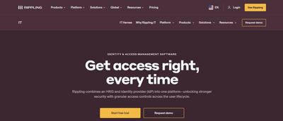 Rippling IT IAM solution review