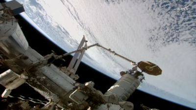 Northrop Grumman's biggest-ever cargo spacecraft arrives at ISS on its debut mission