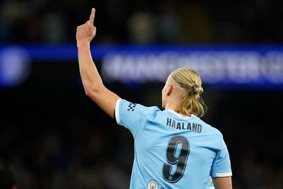 The latest record broken by Erling Haaland as City cruise past 10-man Napoli