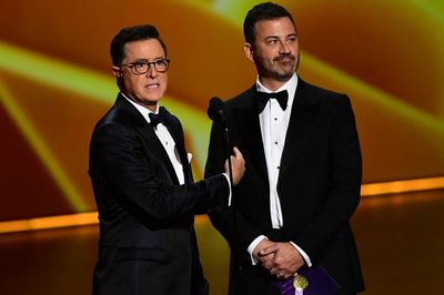 Stephen Colbert condemns Jimmy Kimmel suspension as 'blatant assault on free speech'