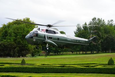 Donald Trump’s helicopter diverted to Luton airport