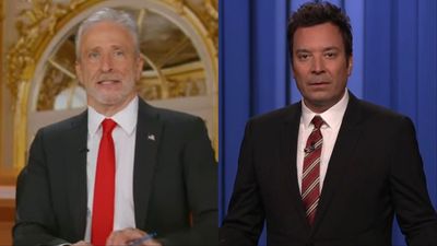 Jimmy Fallon And Jon Stewart’s First Late Night Monologues Since Jimmy Kimmel’s Suspension Were Surprisingly Similar And 'Administration Compliant'