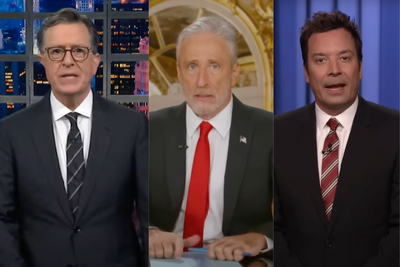 Late night hosts condemn Jimmy Kimmel’s suspension: ‘Blatant censorship’