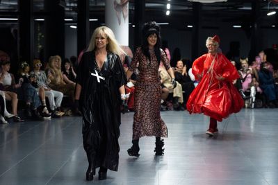 ‘Prue Leith is a punk – she’s not all Chantilly cream and Victoria sponge’ says designer as she takes to the runway