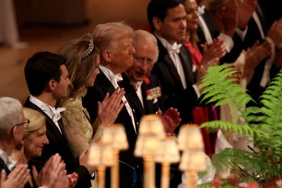 Trump ate ‘whatever the hell they served us’ at Windsor Castle banquet