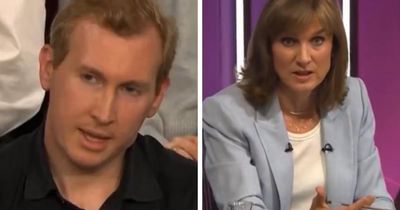 Question Time audience member corrects Fiona Bruce's claims on Jimmy Kimmel