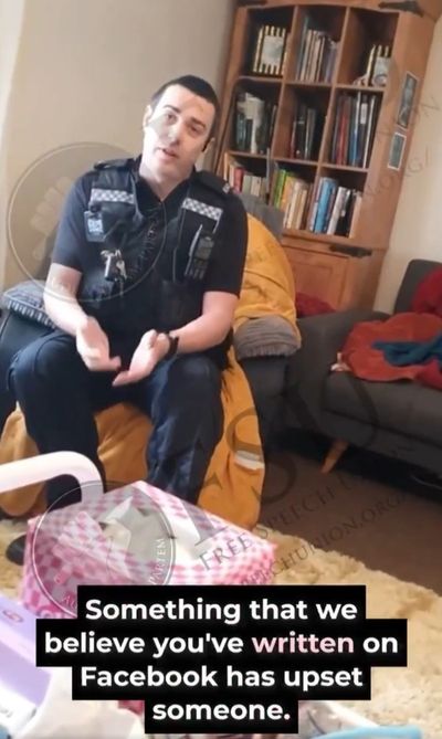 Police accused of 'harassing' cancer patient after officer visited her home over 'upsetting' Facebook comment