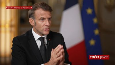 Macron warns on Israeli TV that Gaza war is 'destroying Israel’s credibility'