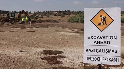 Excavations in northern Cyprus search for Greek Cypriot civilians missing since 1974