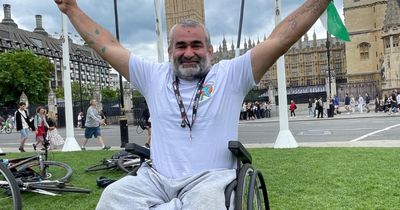 Double amputee to ride wheelchair from Glasgow to Gaza for charity