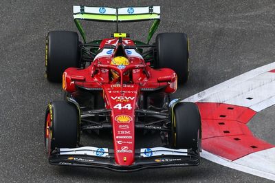 F1 Azerbaijan GP: Hamilton heads Ferrari 1-2 in FP2, Norris hits the wall