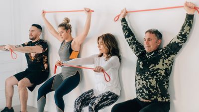 This five-move wall workout is a joint-friendly way to strengthen the knees and core