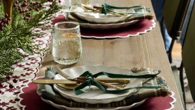 Why spend hours trawling the thrift stores when Joanna Gaines' festive collection is serving up perfect vintage-style tableware? – Here's what I'm shopping now
