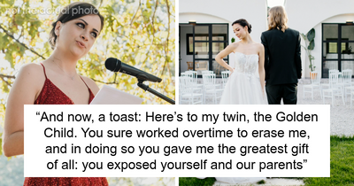 Lady Has Always Been The Family Scapegoat, Ends Up Exposing Parents’ Favoritism At Twin Sis’ Wedding