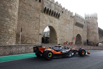 Norris rueing "costly" wall hit in F1 Azerbaijan GP practice