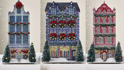 I'm Sorry, It's Early — But These Christmas Houses at Anthropologie Are So Chic They're Almost Definitely Going to Sell Out