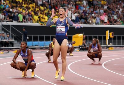 World Athletics Championships: Silver medal 'only the beginning' for 'track goddess' Amy Hunt