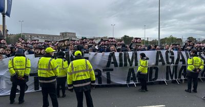 'Take aim' - Furious Rangers supporters protest against Stewart & Martin at Ibrox