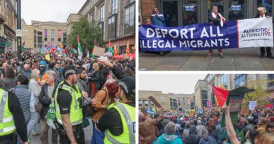 Counter-protesters drown out anti-immigration ‘unity rally'