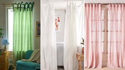I am VERY picky about drapes – but this new trend for knotted curtains is a laid back but luxurious look I can't wait to try