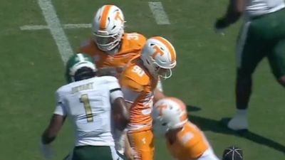 UAB Player Appears to Cheap Shot Tennessee's Kicker After Extra Point