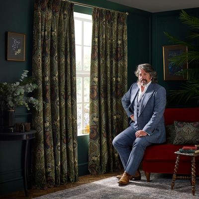 I've never been brave enough to try pattern curtains until Laurence Llewelyn-Bowen dropped this truth bomb on me