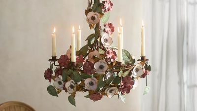 I just found the most beautiful no-wire chandelier hiding on Anthropologie – it looks like it should cost $1000s but it's under $400