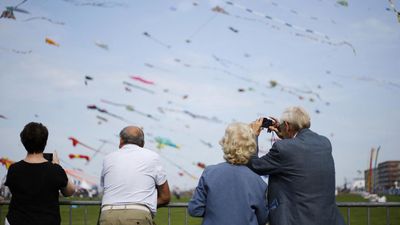 ‘No borders in the sky’ as kites from 30 countries fly over Dieppe